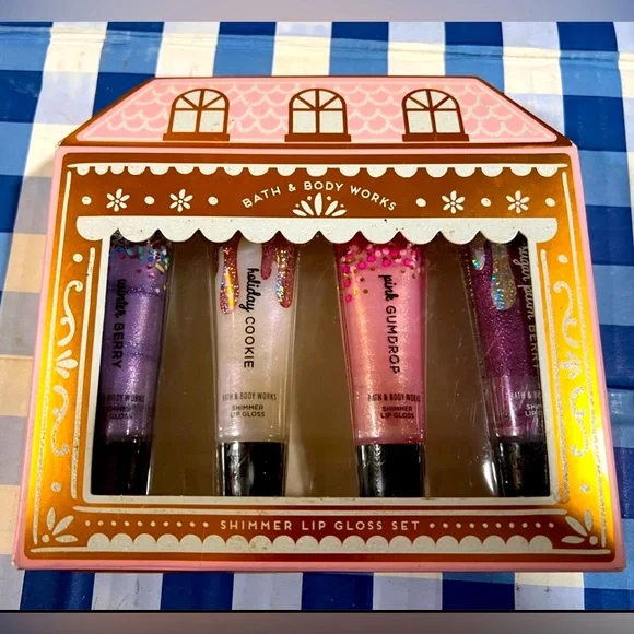 Bath & Body Works BBW Liplicious shimmer lip gloss gift set holiday collection - Picture 2 of 3